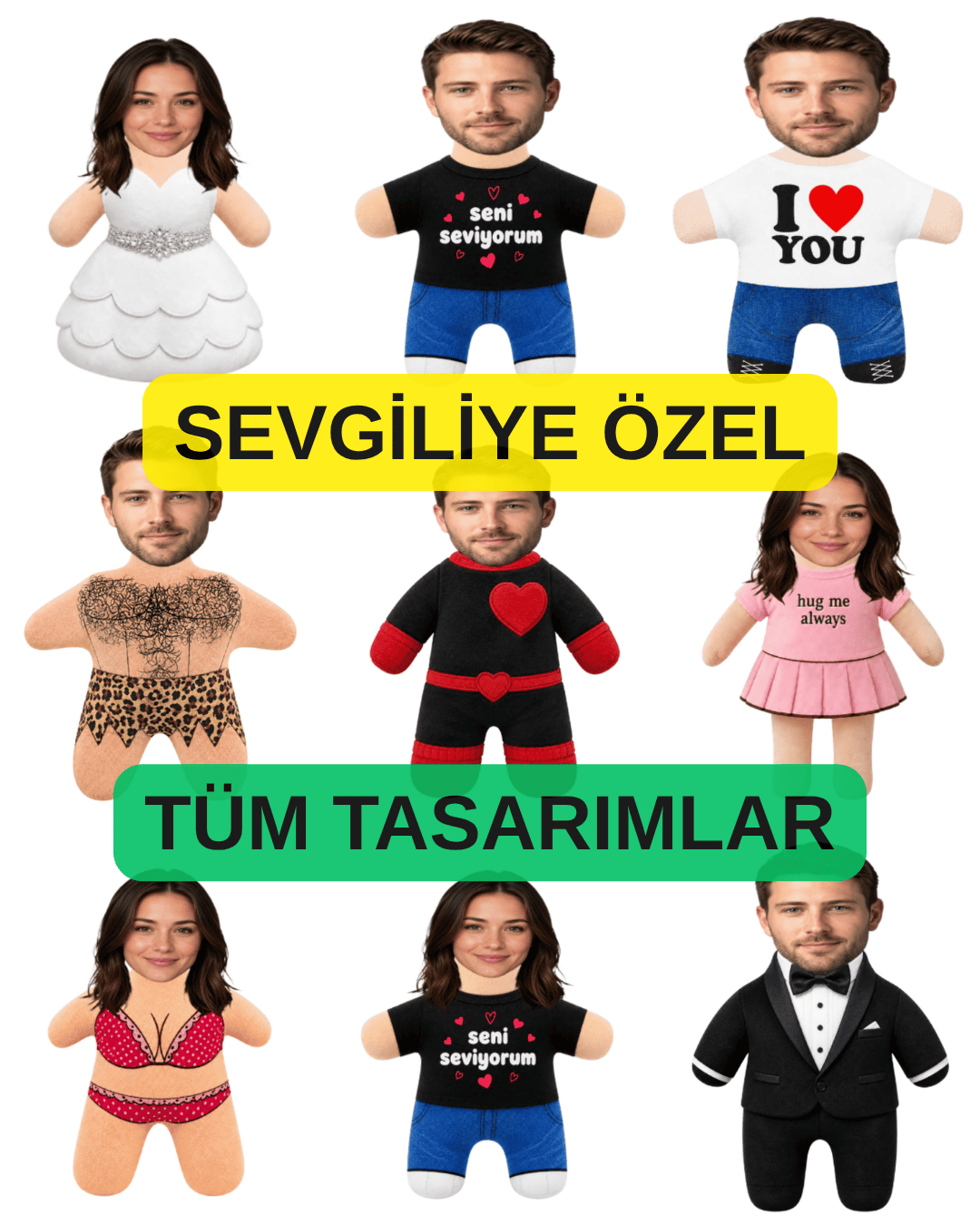 Sevgiliye Özel Tüm Tasarımlar