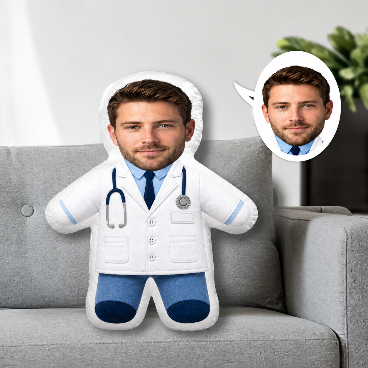 Kişiye Özel Erkek Doktor Yastık