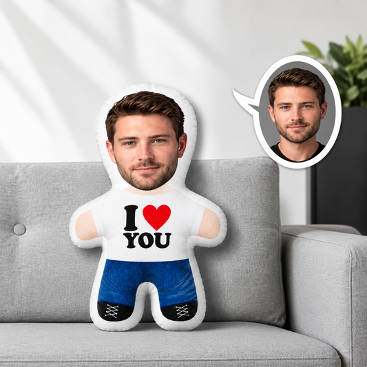 Kişiye Özel I Love You Yazan Yastık