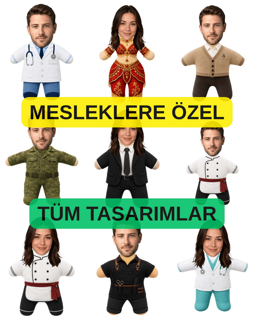 Mesleklere Özel Tüm Tasarımlar