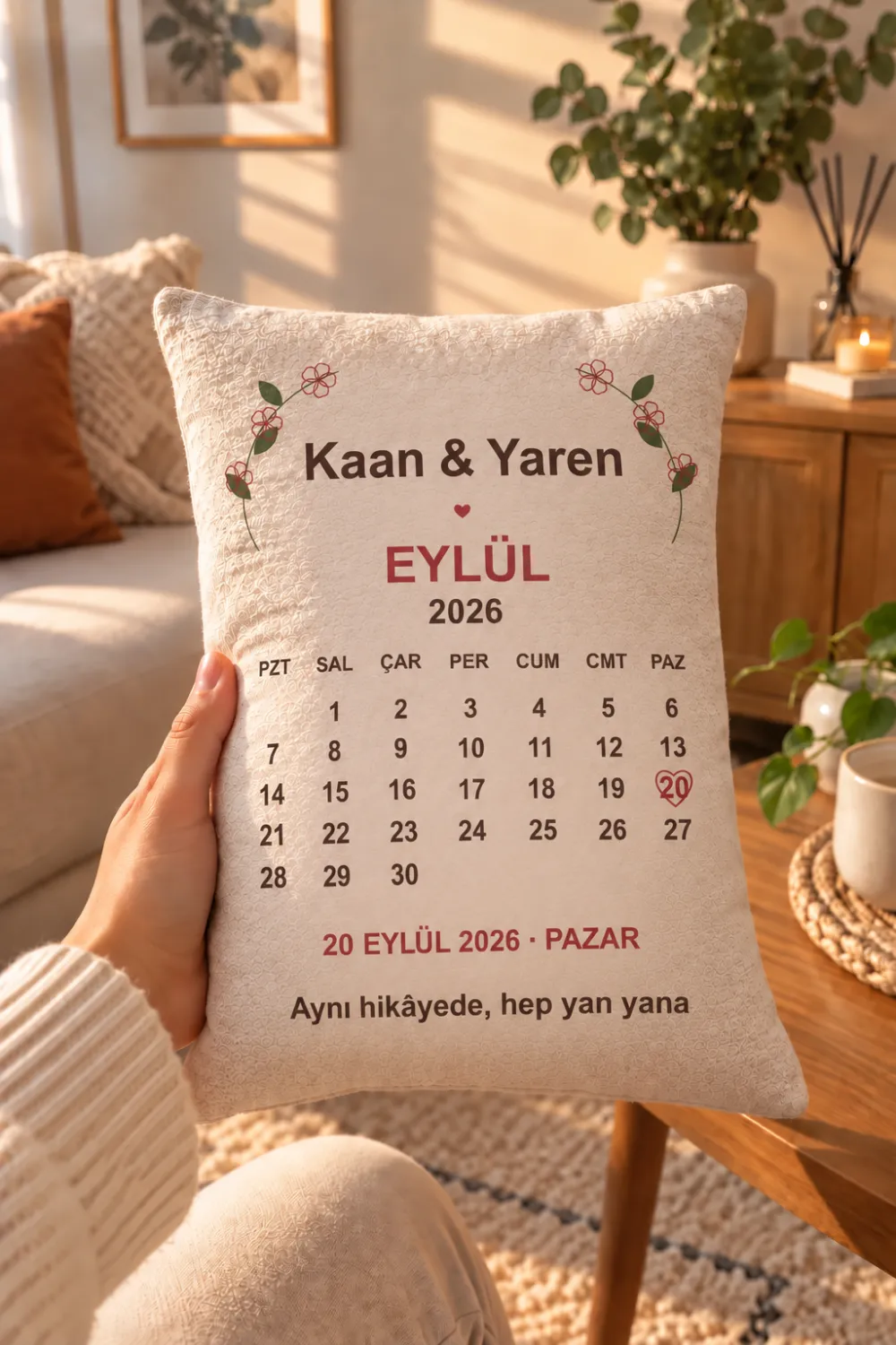 Hediyelik Takvim Sevgi Yaprağı